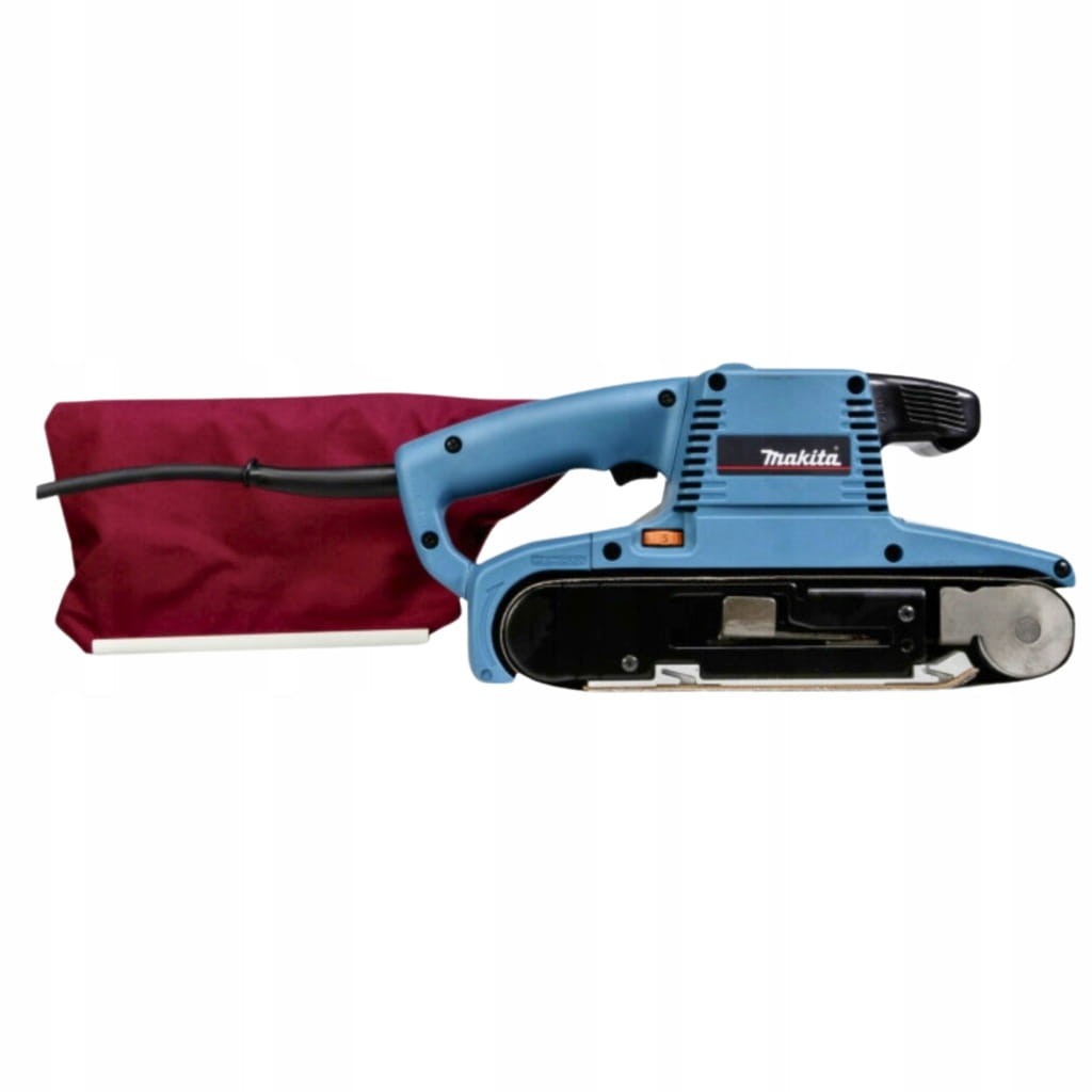 Widok z góry na szlifierkę Makita 9404J - ergonomiczny uchwyt i kabel zasilający