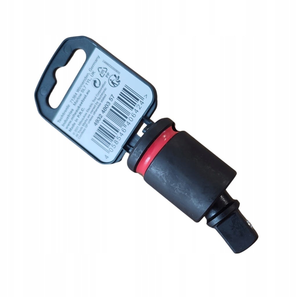 Adapter kątowy Milwaukee Kardan - widok pod kątem na zawieszce