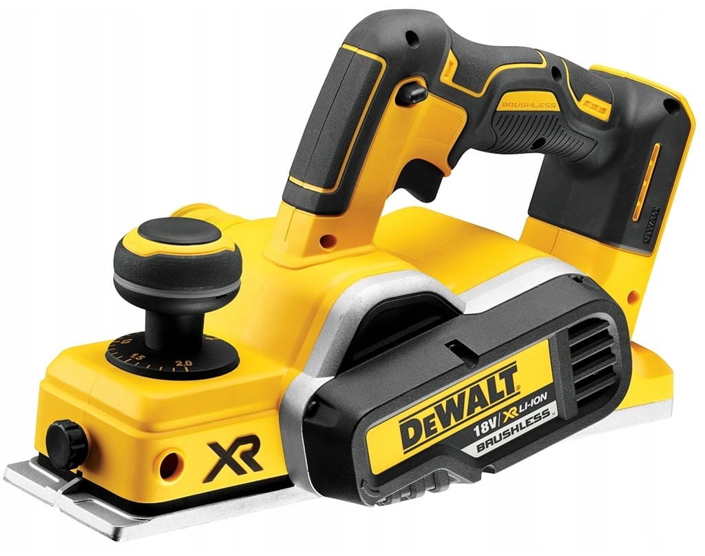 Strug DeWalt DCP580N - widok z boku (silnik bezszczotkowy XR)