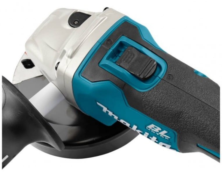 Włącznik suwakowy (ślizgowy) w szlifierce Makita DGA513Z