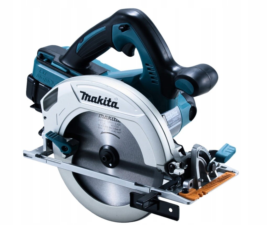 Profil boczny pilarki akumulatorowej Makita DHS710Z tarcza 190mm