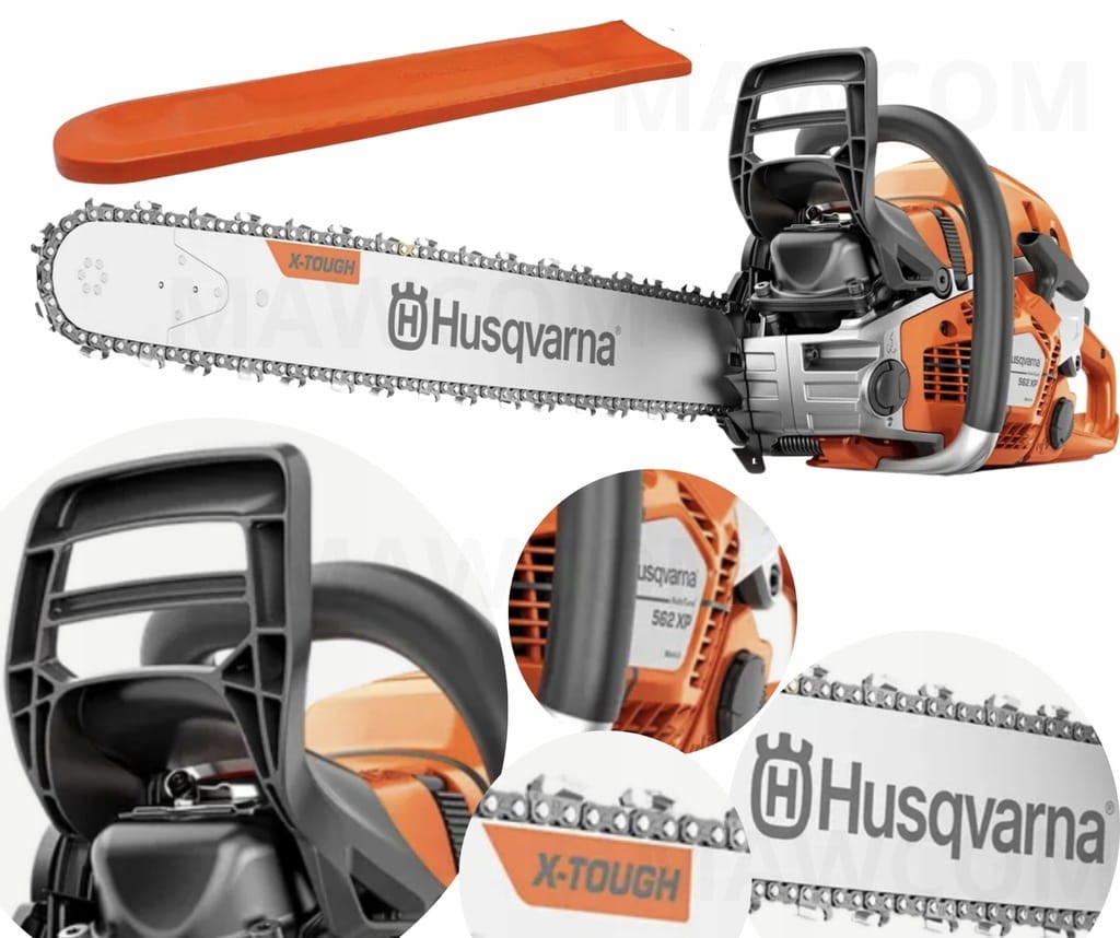 Zestaw Husqvarna 562 XP - pilarka spalinowa, prowadnica X-Force, łańcuch X-Cut (zdjęcie poglądowe)