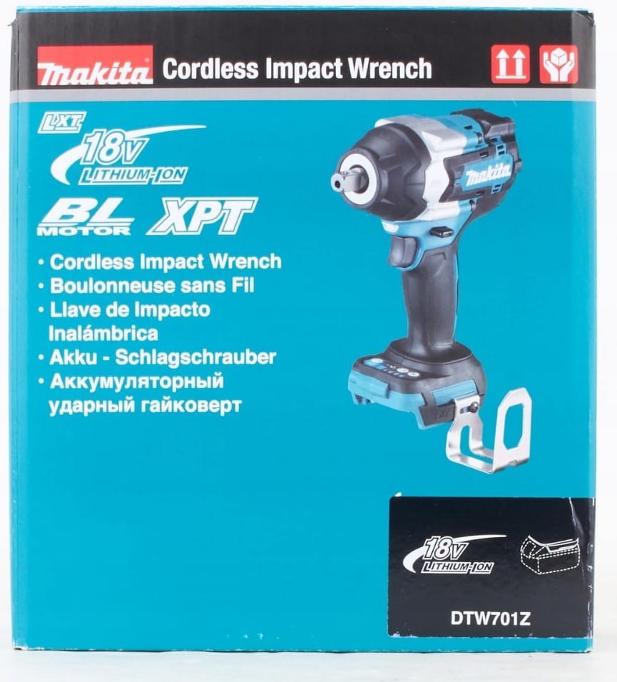 Oryginalne opakowanie (karton) klucza Makita DTW701Z (wersja BODY)