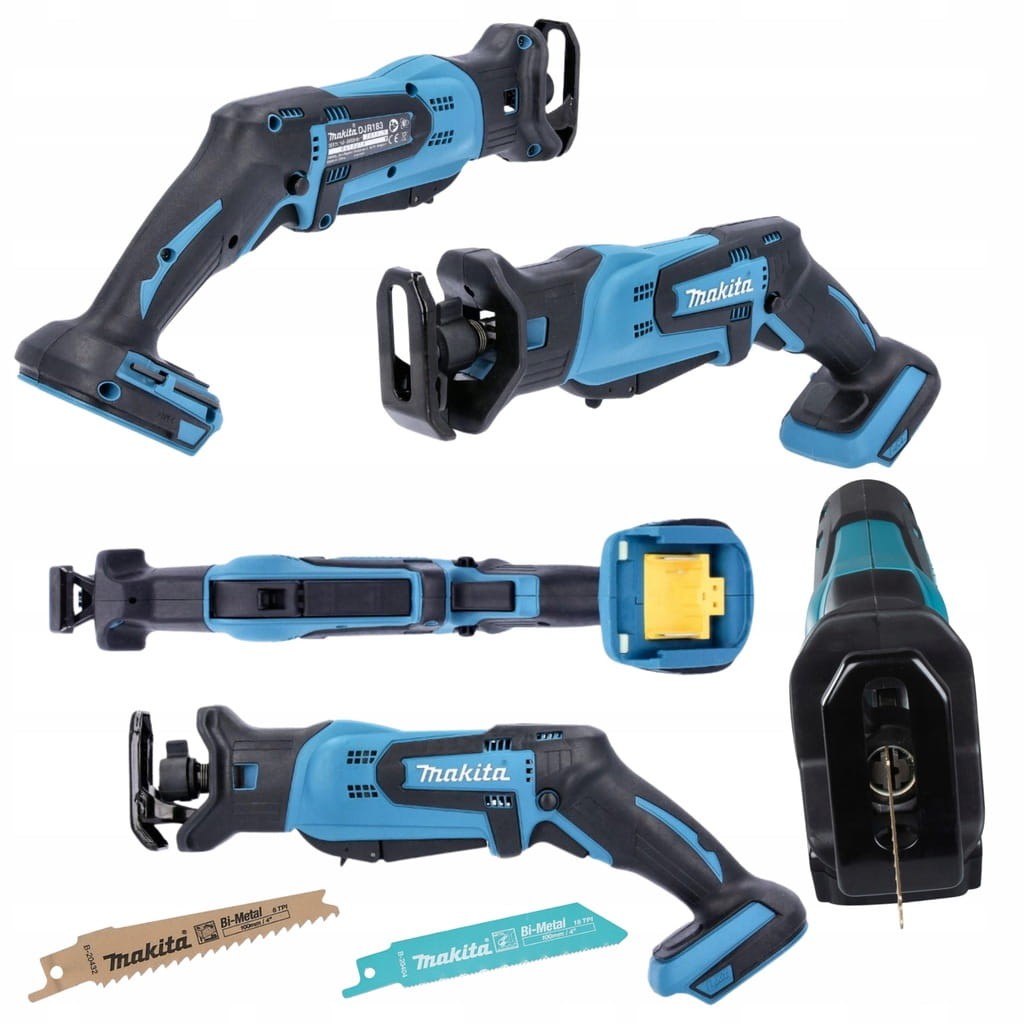 Zestaw Makita DJR183Z - kompaktowa piła szablasta 18V LXT z brzeszczotami