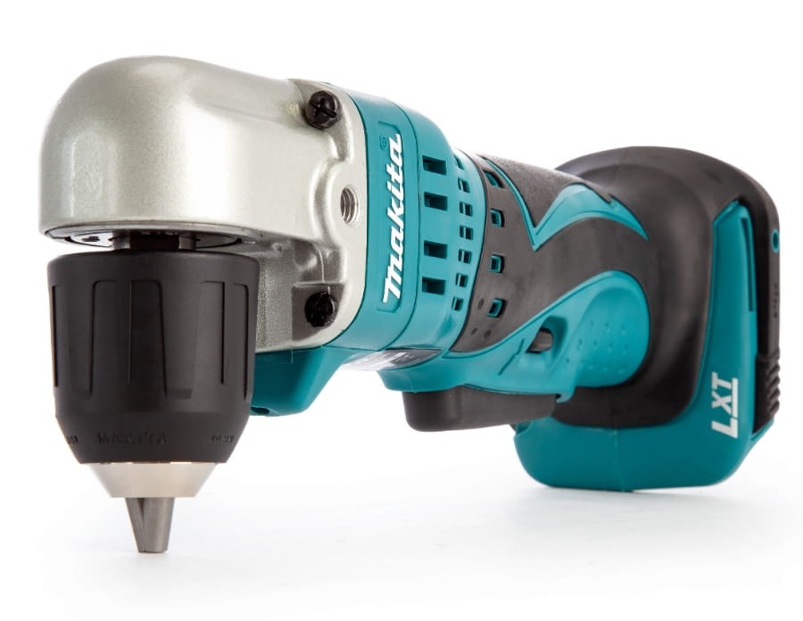 Makita DDA351Z akumulatorowa wiertarka kątowa 18V LXT - widok boczny