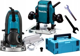 Makita RP0900J Frezarka Górnowrzecionowa (900W / 6mm / 8mm) Zestaw Makpac