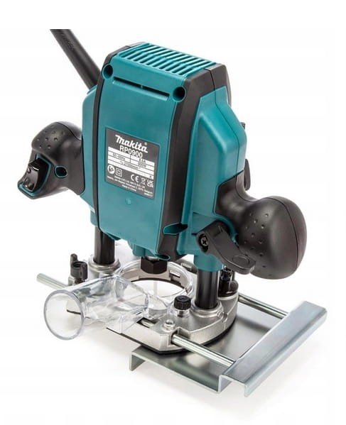 Makita RP0900J - widok na 3-stopniowy ogranicznik głębokości