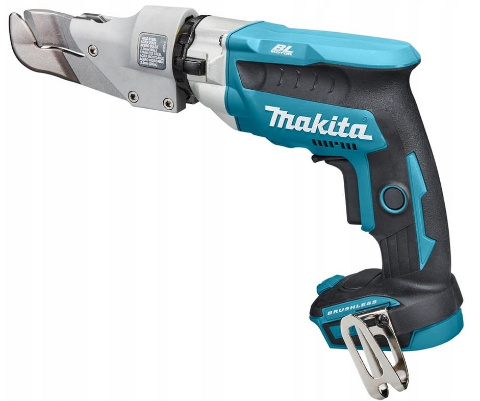 Makita DJS131Z - widok od strony rękojeści i włącznika
