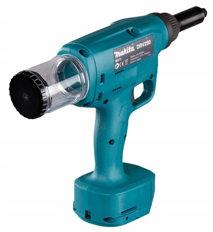 Profil boczny nitownicy Makita DRV250ZJ