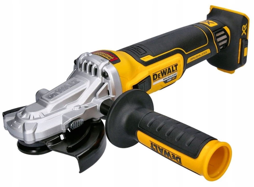 dewalt dcg405fn profil boczny niski korpus flat head