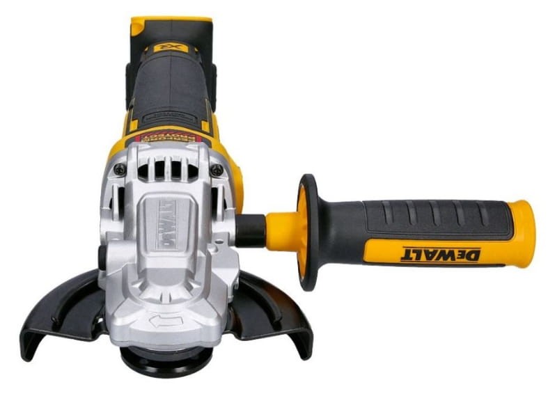 dewalt dcg405fn widok od góry z rękojeścią