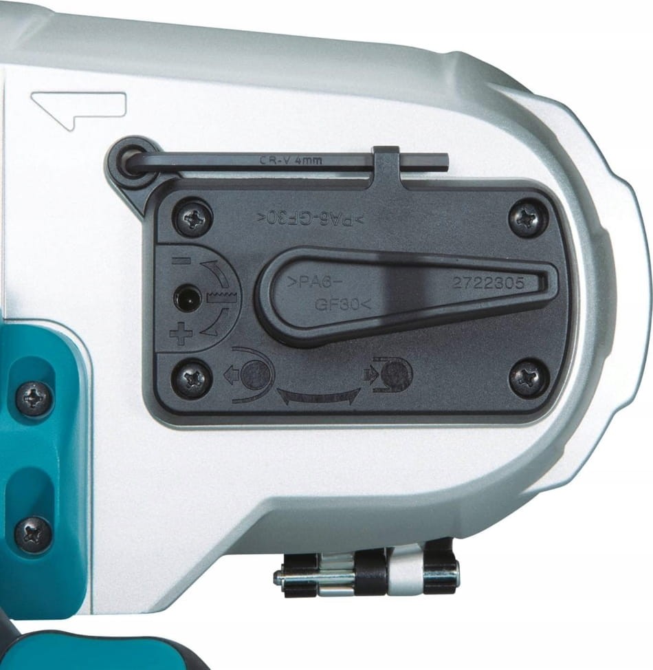 Makita DPB182Z panel regulacji prędkości zbliżenie
