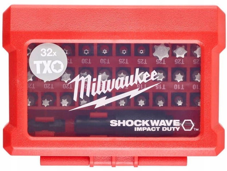 Zestaw bitów udarowych TORX 32szt Shockwave Milwaukee 4932471586