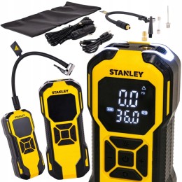 Stanley SXIF0101 – kompresor akumulatorowy 12 V 10 bar, powerbank USB-C, latarka