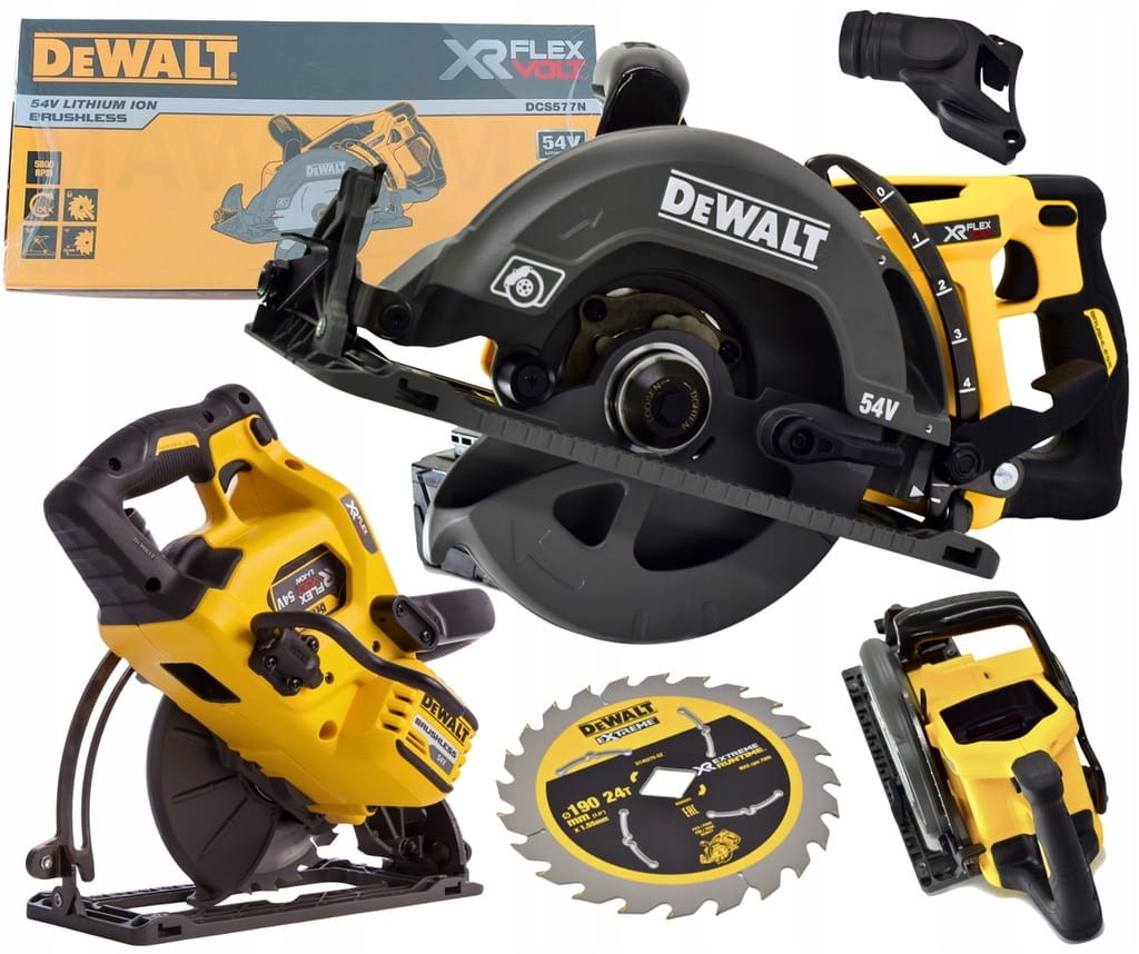 Zestaw pilarka DeWalt DCS577N tarcza diamond i akcesoria
