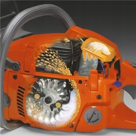 System Air Injection oczyszczanie powietrza w Husqvarna 455 Rancher