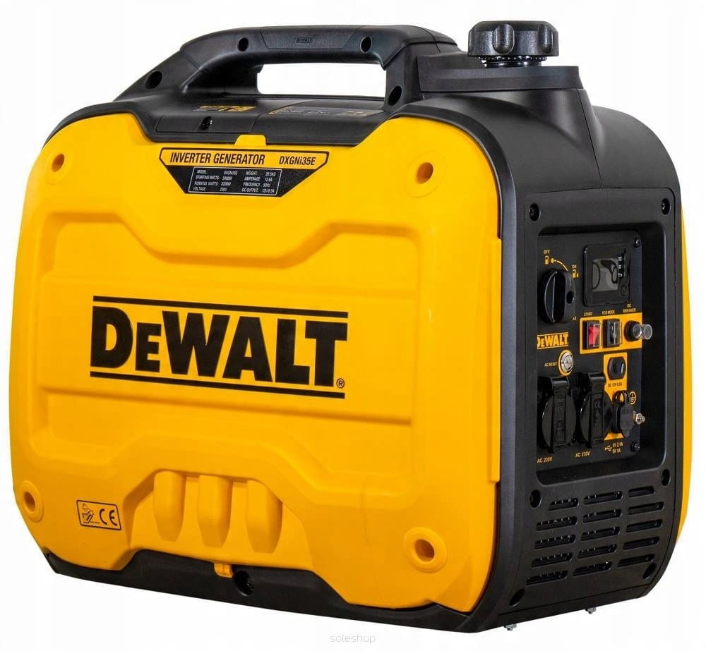AGREGAT PRĄDOTWÓRCZY INWERTEROWY 3400W JEDNOFAZOWY DEWALT DXGNi35E