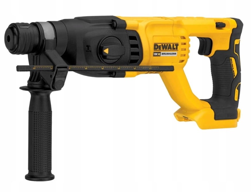 Młotowiertarka DeWalt DCH133NT 18V widok z profilu lewego