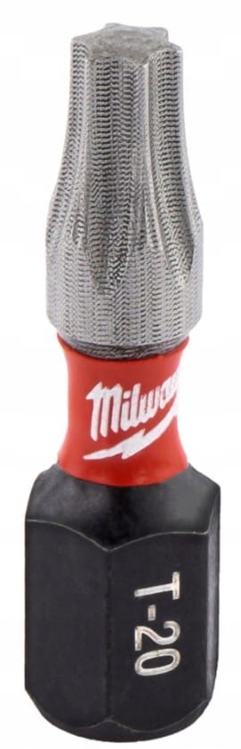Bit Milwaukee Shockwave TX20 ze strefą skrętną Shock Zone do udaru