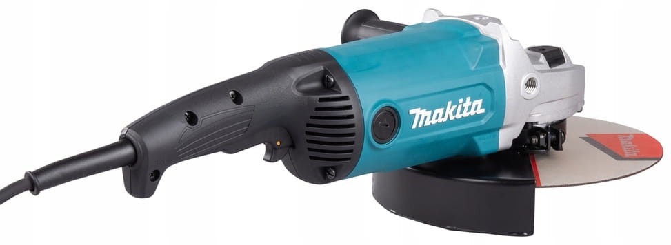 Szlifierka kątowa 2200W Makita GA9090N widok z lewej strony