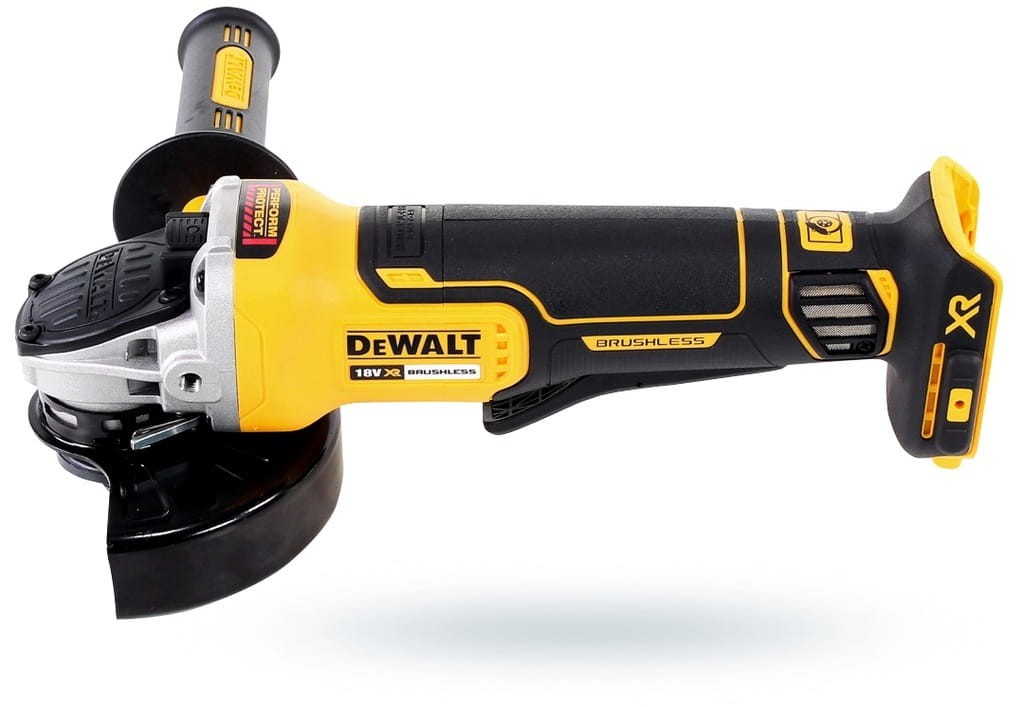 Smukła obudowa silnika bezszczotkowego szlifierki DeWalt DCG406