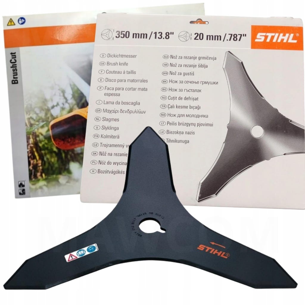 Oryginalna tarcza tnąca STIHL 350mm trójząb w opakowaniu tekturowym