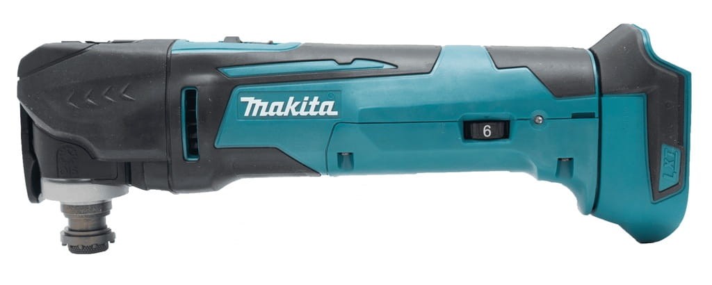 Makita DTM51Z – szlifierka wielofunkcyjna 18V LXT, widok ogólny.