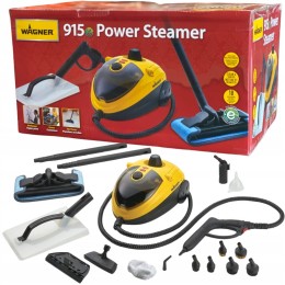 Wagner 915e Myjka Parowa + Urządzenie do Tapet (18 Akcesoriów)