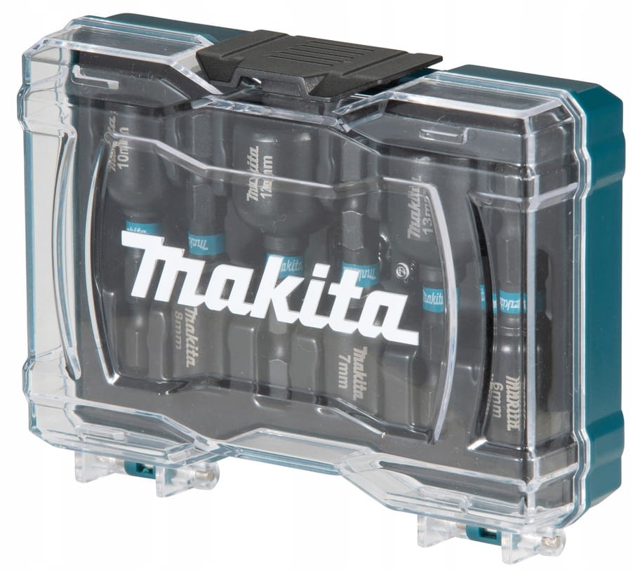 Zamknięty organizer z nasadkami Makita Impact Black - widok z przodu