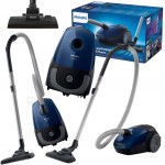 Odkurzacz Workowy Philips Seria 2000 FC8240/09 (900W / Filtr Allergy H13 / Granatowy)