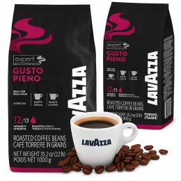 Kawa Ziarnista Lavazza Expert Gusto Pieno 1kg (Mieszanka Arabica/Robusta / Vending)