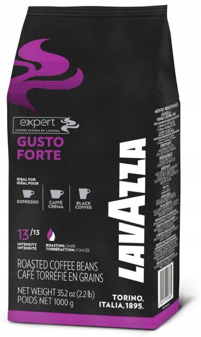 Bok opakowania kawy Lavazza Expert - informacje o intensywności 13/13