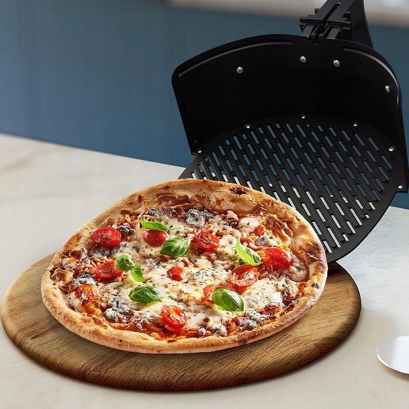 Pieczenie pizzy na płycie Philips w urządzeniu Ovi Airfryer XXL