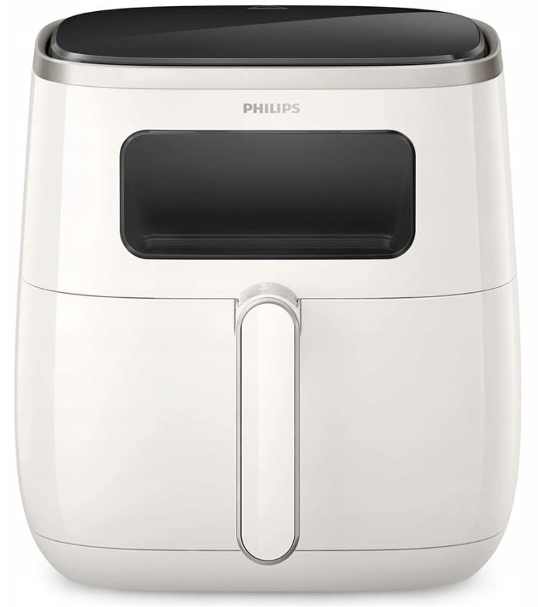 Nowoczesny design białej frytkownicy Philips Airfryer 1700W HD9257/00