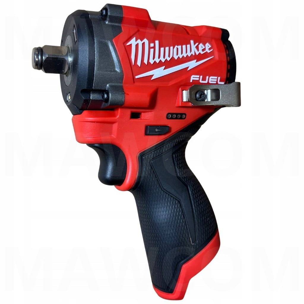 Profil boczny najnowszego klucza Milwaukee M12 Gen 3 - ultrakrótka głowica