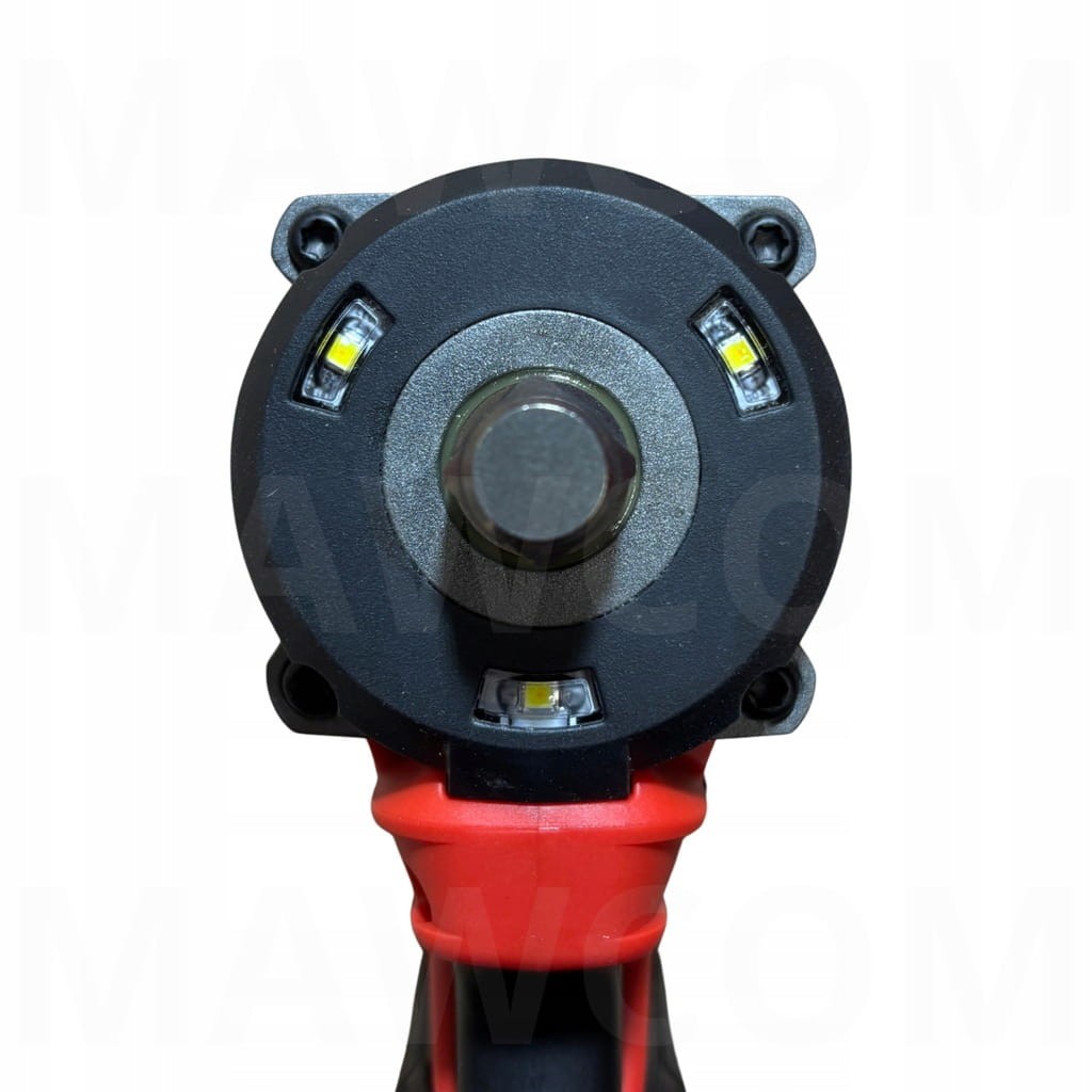 Nowe oświetlenie Tri-LED (3 diody) w kluczu Milwaukee M12 Gen 3 wokół wrzeciona