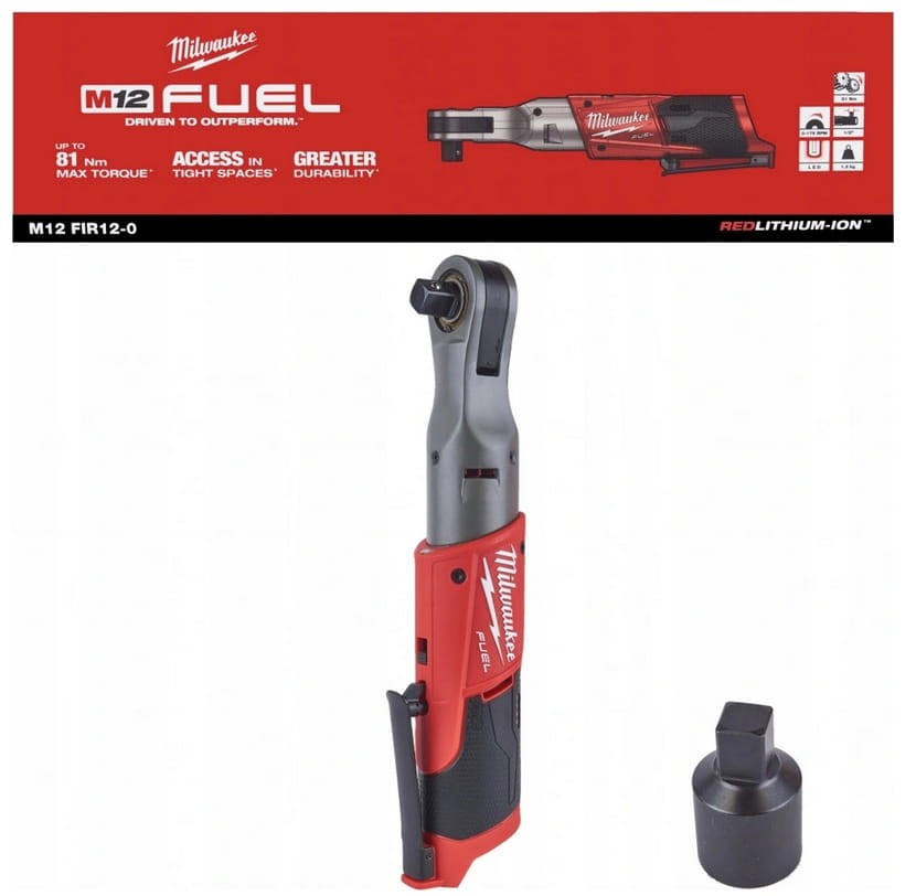 Grzechotka akumulatorowa Milwaukee M12 FIR12-0 1/2 cala w opakowaniu kartonowym