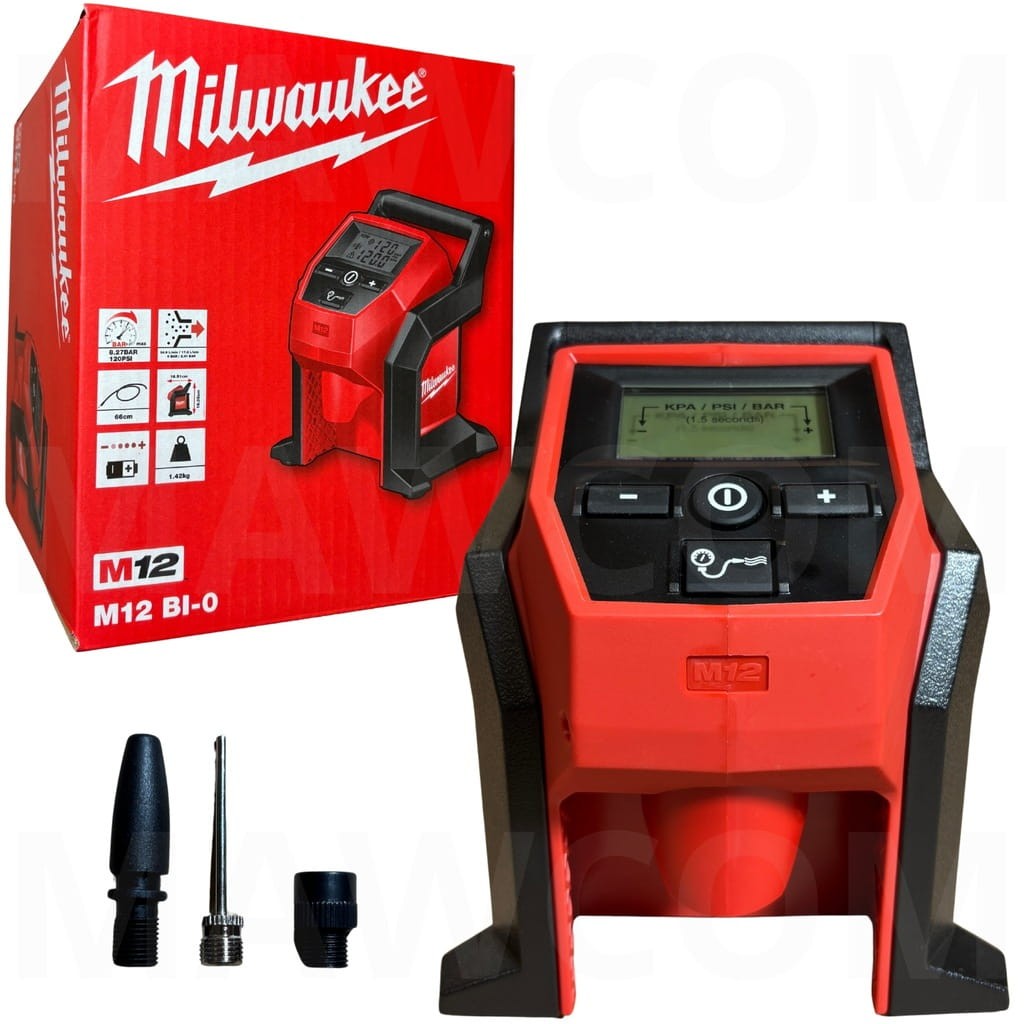 Kompresor akumulatorowy Milwaukee M12 BI-0 do opon w oryginalnym opakowaniu