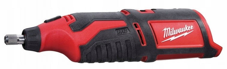 Narzędzie rotacyjne Milwaukee C12 RT-0 M12 - profil boczny szlifierki prostej