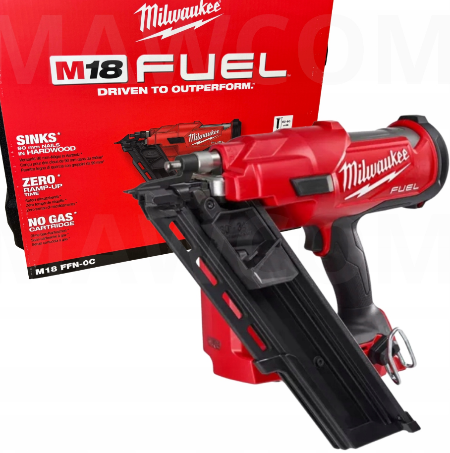 Gwoździarka konstrukcyjna Milwaukee M18 FFN-0C w walizce systemowej - opakowanie