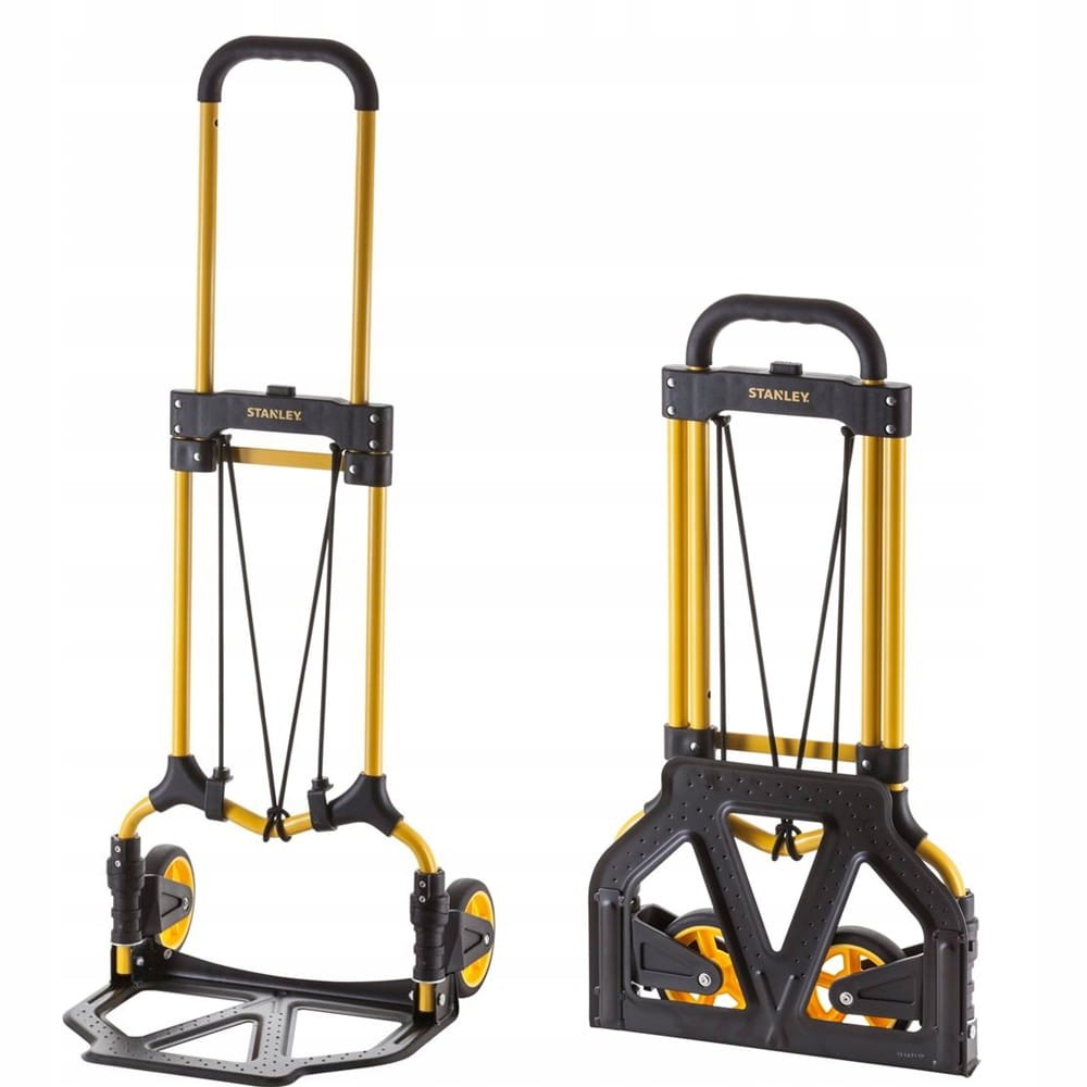 Porównanie wózka złożonego i rozłożonego Stanley FT580 70kg