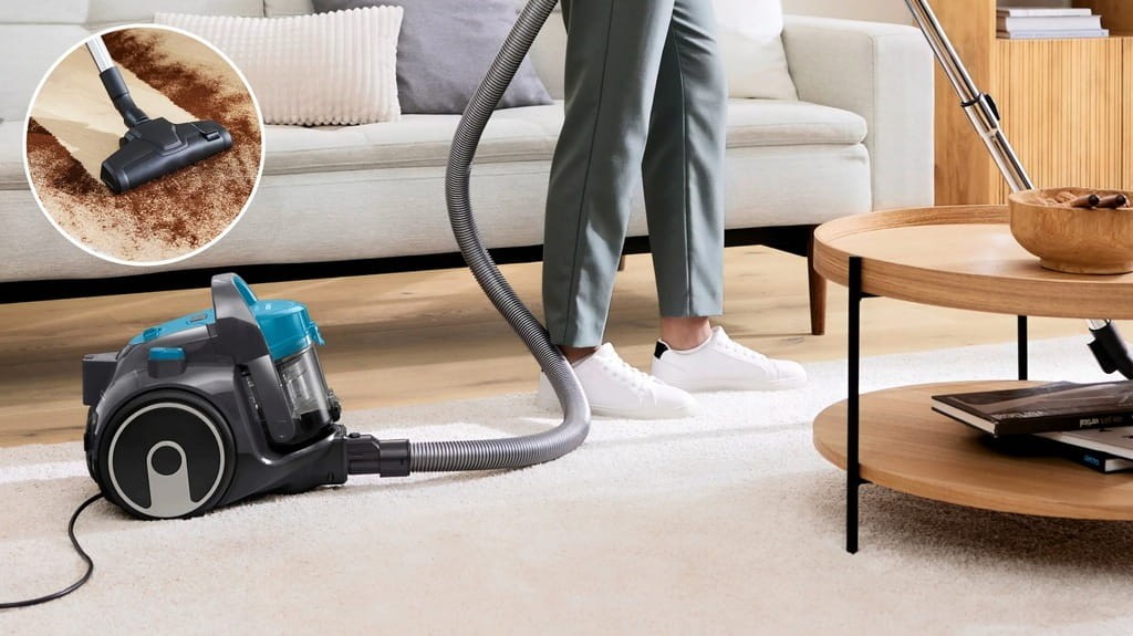 Ergonomiczny uchwyt do przenoszenia odkurzacza Bosch