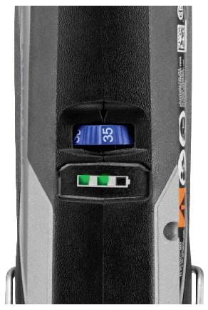 Wskaźnik naładowania LED i suwak obrotów Dremel 8240