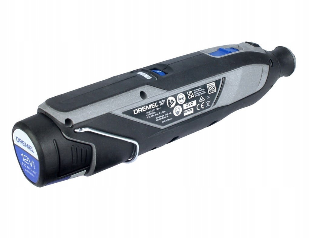 Tył urządzenia Dremel 8240 z wieszakiem do statywu