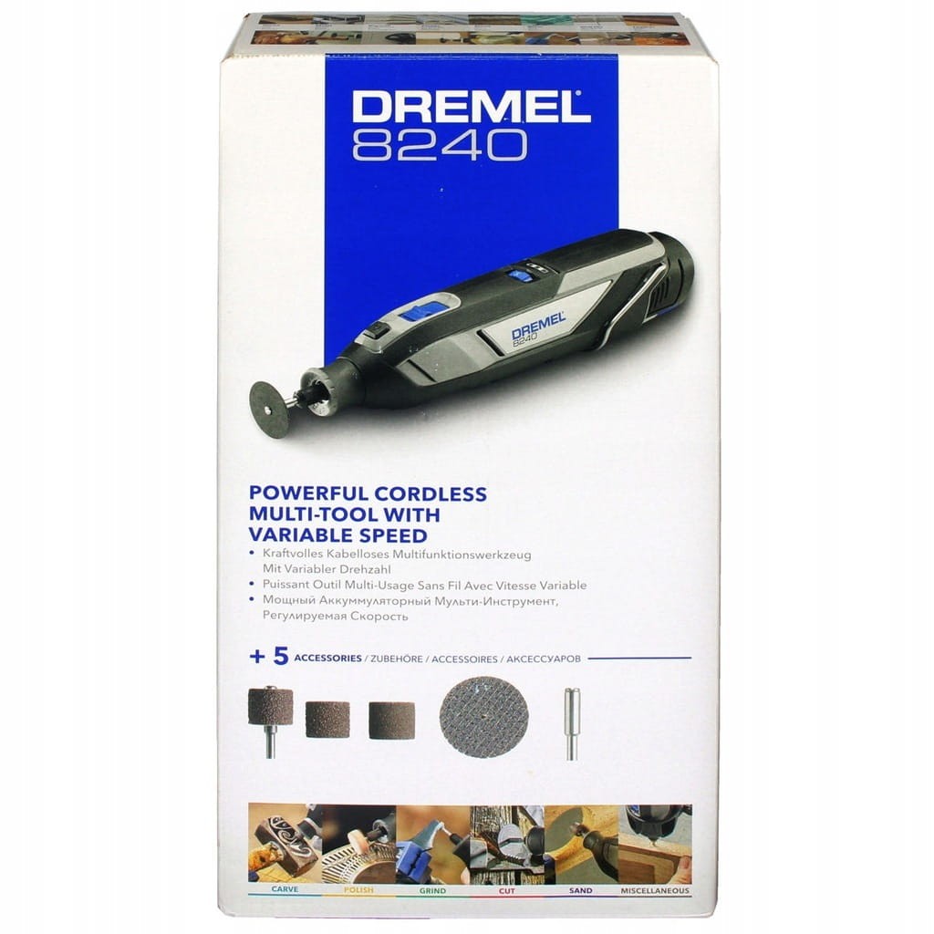 Oryginalne pudełko kartonowe zestawu Dremel 8240
