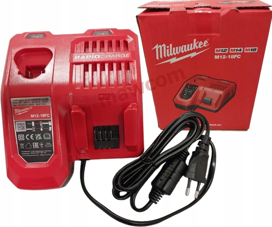 Oryginalna szybka ładowarka Milwaukee M12-18 FC M12 - M18