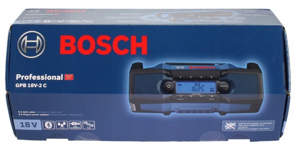 RADIO BUDOWLANE GPB 18V-2 C BOSCH Bluetooth