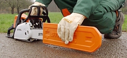 OSŁONA DO ŁAŃCUCHA PROWADNICY PIŁY STIHL do 45 cm ORYGINAŁ 00007929175