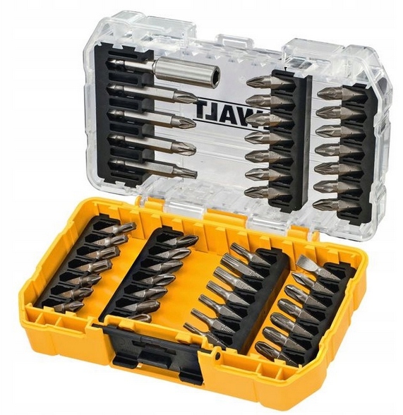 DeWALT Zestaw bitów (47 szt.) i okularów roboczych DT70703