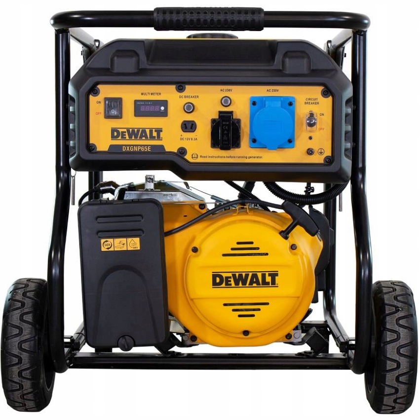AGREGAT PRĄDOTWÓRCZY PRZENOŚNY JEDNOFAZOWY DEWALT DXGNP65E 6500W BENZYNA